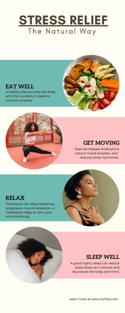 Free Infographic - Stress Relief - The Natural Way Infographic
