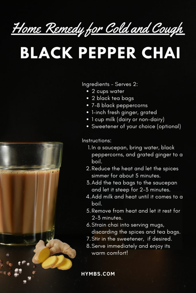 black pepper chai tea